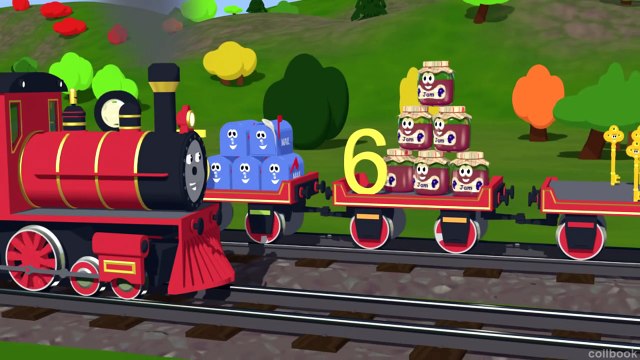 Развивающий мультфильм для детей - Паровозик Шонни - Учим Цифры