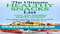 Best Seller Ultimate Healthy Snack List including Healthy Snacks for Adults   Healthy Snacks for