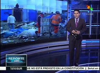 Incendio en campo de refugiados en Calais provoca un herido