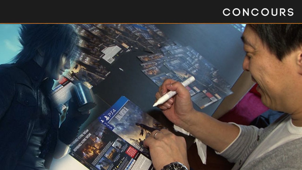 CONCOURS : Gagnez une jaquette Final Fantasy XV dédicacée par Hajime Tabata