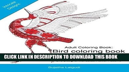 Ebook Adult coloring books: A Coloring book for adults featuring Bird Designs,Mandalas: Adult