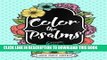 Best Seller Color The Bible: Color The Psalms: Biblical Inspiration Adult Coloring Book -
