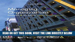 [FREE] EBOOK Managing Organizations: Principles   Guidelines BEST COLLECTION