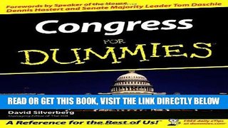 [READ] EBOOK Congress For Dummies ONLINE COLLECTION