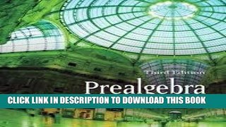 [FREE] EBOOK Prealgebra, 3th (third) edition BEST COLLECTION