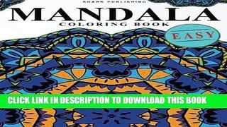 Ebook Mandala Coloring Book EASY: Stress Relieving Patterns : Colorama Coloring books, coloring