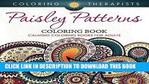 Best Seller Paisley Patterns Coloring Book - Calming Coloring Books For Adults (Paisley Patterns