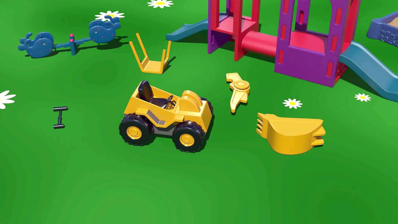 Çizgi film - İş Makineleri - Kepçe Bölüm 3 (Sayılar öğreniyoruz)