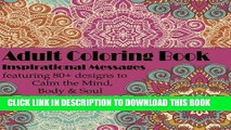 Ebook Soul Lessons Adult Coloring Book: Inspirational Messages with Unique Coloring Designs