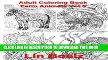 Best Seller Adult Coloring book Farm Animals Vol 5 (Adult Coloring books) (Volume 5) Free Read