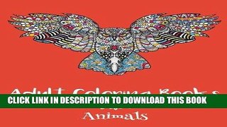 Ebook Adult Coloring Books: Animals Free Download