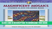 Best Seller Creative Haven Magnificent Mosaics Stained Glass Coloring Book (Adult Coloring) Free