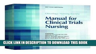 [READ] EBOOK Manual for Clinical Trials Nursing (Second Edition) BEST COLLECTION