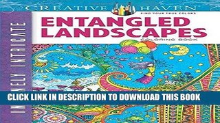 Best Seller Creative Haven Insanely Intricate Entangled Landscapes Coloring Book (Adult Coloring)