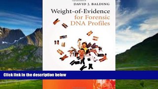 Big Deals  Weight-of-Evidence for Forensic DNA Profiles  Best Seller Books Best Seller