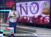 Trabajadores peruanos del sector salud marchan por mejoras salariales