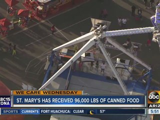 St Mary's receives record 96,000 pounds of food from State Fair