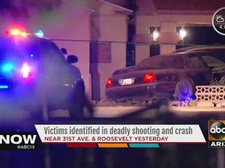 Two people killed in deadly shooting that led to crash in Phoenix