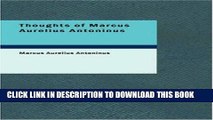 Best Seller Thoughts of Marcus Aurelius Antoninus Free Read
