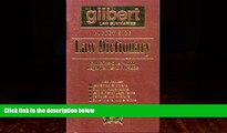Books to Read  Gilbert s Pocket Size Law Dictionary--Brown: Newly Expanded 2nd Edition!  Best