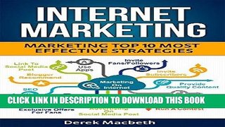 Ebook Internet Marketing: Top 10 Most Effective Strategies Free Read