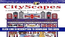 Best Seller Creative Haven CityScapes: A Coloring Book with a Hidden Picture Twist (Adult
