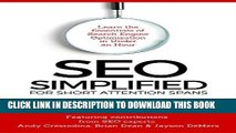 Ebook SEO Simplified for Short Attention Spans: Learn the Essentials of Search Engine Optimization