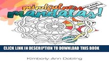 Ebook Mindfulness Mandalas! An Adult Colouring Book: Art therapy to reduce stress, remain calm,