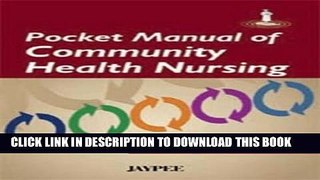 [FREE] EBOOK Pocket Manual of Community Health Nursing ONLINE COLLECTION