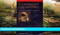 READ FULL  Environmental Law and Policy, Second Edition (Concepts and Insights Series)  Premium