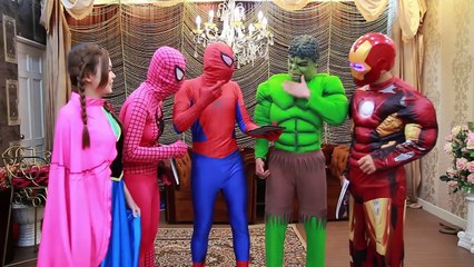 Spiderman & Frozen Elsa Birthday Party vs Maleficent Fun Superhero in Real Life   Spiderman vs Venom (1)