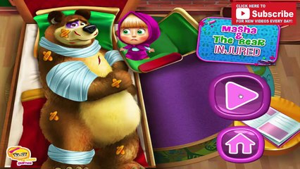 Masha And The Bear Injured - Doctors Full Kids Game Episode