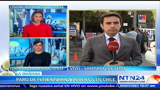 Trabajadores chilenos convocan a huelga de tres días para exigir un aumento salarial