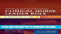 [FREE] EBOOK Initiating And Sustaining The Clinical Nurse Leader Role: A Practical Guide ONLINE