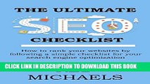 Best Seller The ULTIMATE SEO CHECKLIST 2016: How to rank your websites by following a simple