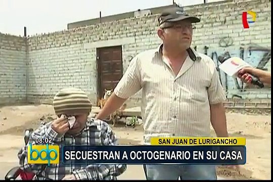 SJL: familia denuncia que desconocidos secuestraron a octogenario