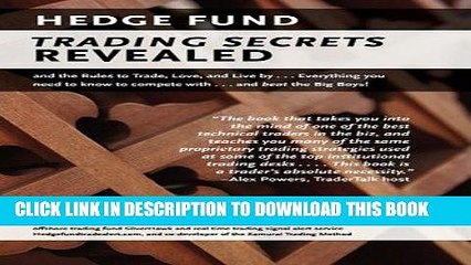 [FREE] EBOOK Hedge Fund Trading Secrets Revealed ONLINE COLLECTION