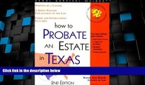 Big Deals  How to Probate an Estate in Texas (How to Probate   Settle an Estate in Texas)  Full