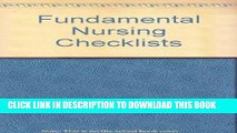 [READ] EBOOK Fundamentals of Nursing Concepts Skills and Checklists BEST COLLECTION