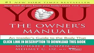 Best Seller YOU: The Owner s Manual Free Read