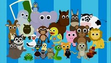 learning animals, kids video