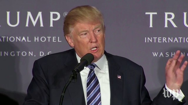 Key moments from Trump's hopeful speech at his D.C. hotel