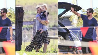 Chris Hemsworth FAMILY Day Out With KIDS & Wife Elsa Pataky