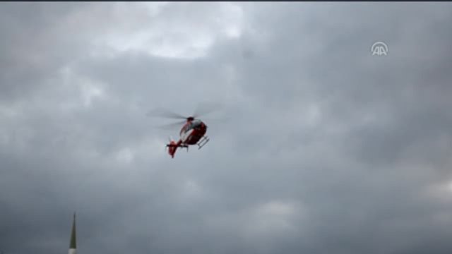 Ambulans Helikopterle Hasta Nakli