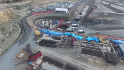 Hava Görüntüleri) Üçüncü Havalimanı, Hava Trafik Kontrol Kulesinin Temeli Atıldı