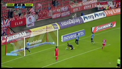Olympiakos vs Platanias - Omar Elabdellaoui goal 26-10-2016 (HD)