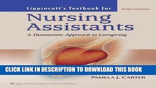 [FREE] EBOOK Lippincott s Video Series for Nursing Assistants: Complete Set of 15 DVD s ONLINE