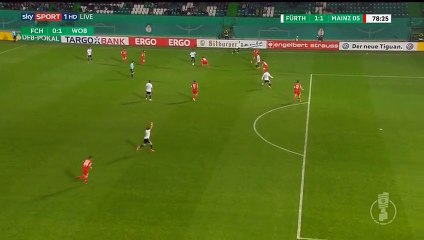 Sercan Sararer  Goal HD - Greuther Furth 1-1 Mainz 26.10.2016