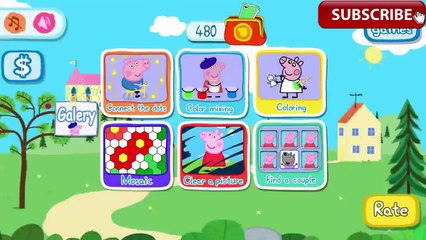 Download Video: Peppa Pigs Mini Games Color mixing Cartoon Games For Kids App For Kids