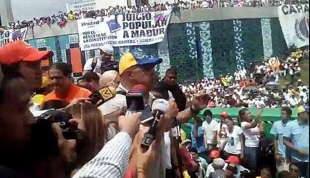 Estas fueron las declaraciones de Chuo Torrealba durante la #TomaDeCaracas